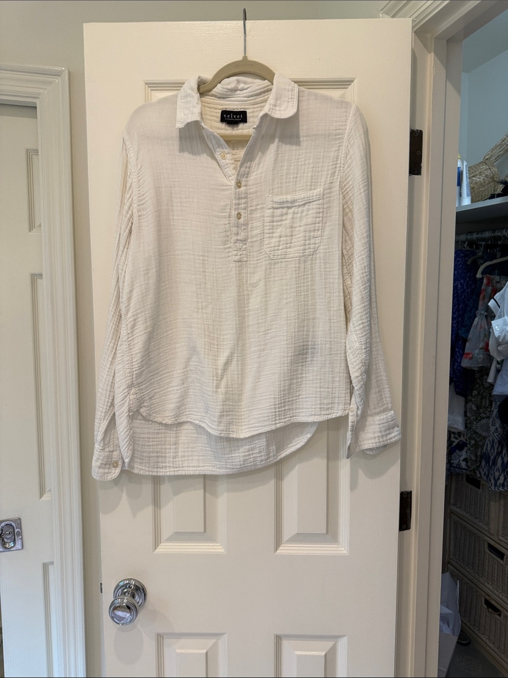 Brand Velvet gauze top